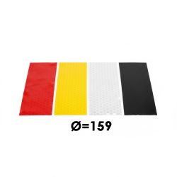 Світлоповертаюча наліпка для колесоовідбійників 159 - МКН-159-10