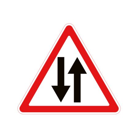 Дорожний знак 1.26 Двосторонній рух