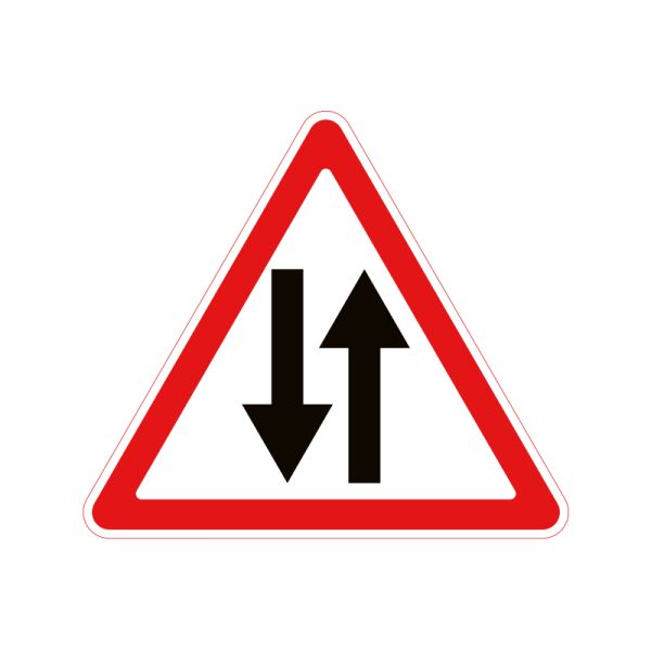Дорожний знак 1.26 Двосторонній рух