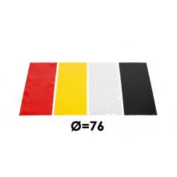 Світлоповертаюча наліпка для колесоовідбійників 76 - МКН-76-5