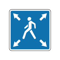 Дорожный знак 5.43 Парковка.