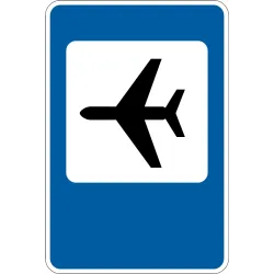 Дорожній Знак 5.71 Аеропорт