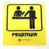 Табличка з шрифтом Брайля "Рецепція"